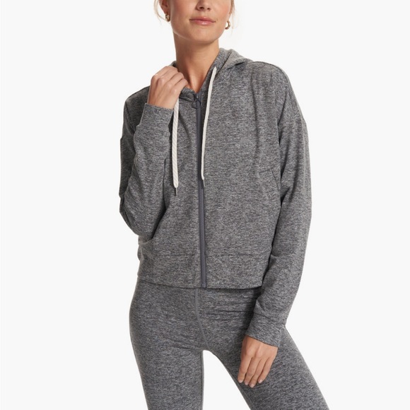 Vuori Gray Zip-Up Hoodie - Picture 4 of 7